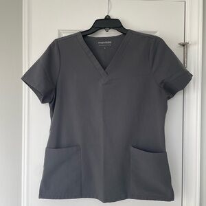 Mandala women’s scrub top - gray